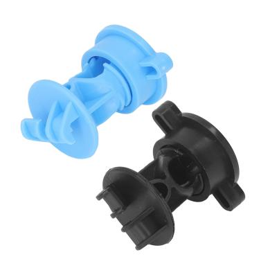China ABS Bolt Type Rod Post Insulators 55mm Length 48mm Width For Electric Fence for sale