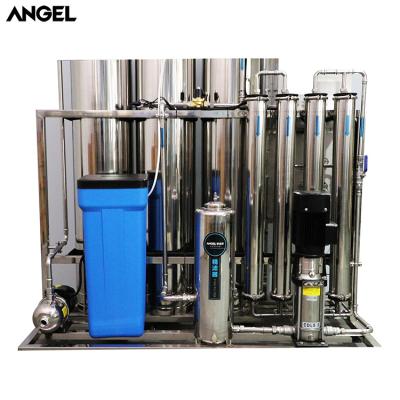 China Hotel Angel 0.5-40t/h 0.5-20t/h Large RO UF N-F Equipment Industrial Commercial Reverse Osmosis Water Filter System for sale