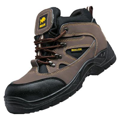 China Oxford Cloth Security Boots Men PU Injection Sole Steel Plate Anti Proof Work For Mens for sale