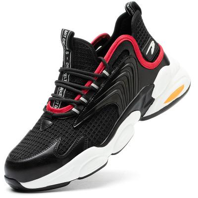 China Sport Work Shoes Kevlar Anti Stabbing Effect Comfortable Safety Boots Steel Toe Prevent Smashing Prevent Collision for sale
