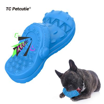 China Newest Factory Price Stocked Durable Soft Natural Rubber Toys Training Pet Chew Dog Squeaky Toys for sale