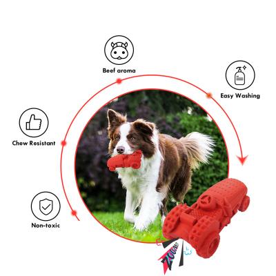 China Various Factory Sustainable Sale Safe And Healthy Aggressive Nature Rubber Dog Chew Toy for sale
