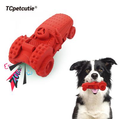 China TCpetcutie Manufacturer Wholesale Custom Available Natural Rubber Stocked Squeaky Dog Toy for sale