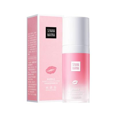 China Moisturizing Private Label SENANA MARINA Moisturizing Lip Care Cosmetics Press Pump Master Bubble Bouncy Lip Scrub for sale