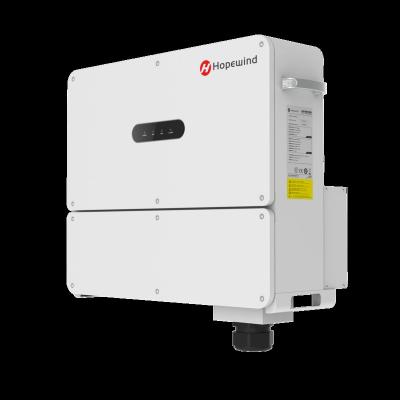 China Support with or without battery 3 phase inverter on grid solar inverter DC AC 50kw 70kw 80kw 125kw Hybrid Off Grid Solar Hopewind Hybrid Inverter for sale