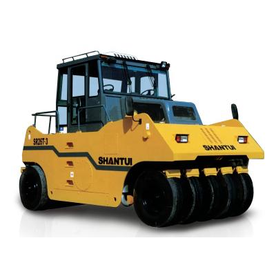 China Construction works Types of 16ton Road Roller Shantui SR26T 118kw Pneumatic Tire for Asphalt Road Construction for sale