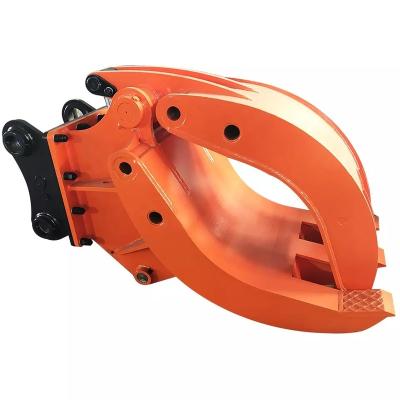 China Construction works 1.7T 3T 5T 8T 12T 20T 30T Hydraulic Excavator Log Rock Grabs for sale