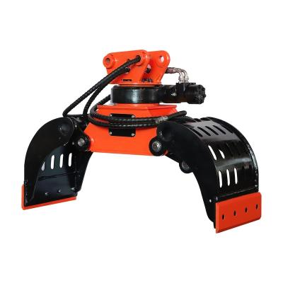China Farms Digger Attachments Excavator Rotating Grabber For Sale for sale