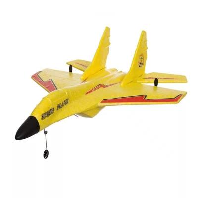 China Hot Sale 2.4GHz EPP Plastic Material Rc Remote Control Fighter Plastic Glider 21cm Airplane 2022 TIKTOK Outdoor Flying Toy for sale