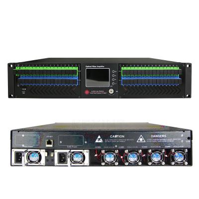 Chine Solution CATV 12 de WDM GPON de la puissance élevée 1550nm 2U PON de KEXINT 24 amplificateurs de fibre optique de 36 ports à vendre