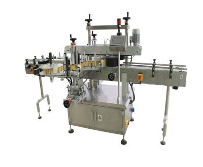 China Automatic High Speed Double Side Food Labeling Machine For Two Labels for sale