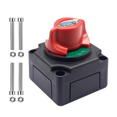 China Lightweight On-Off Switch 300A Caravan Yacht Operation Disconnect Marine Single Battery Cut Off Isolator Switch ON-OFF for sale
