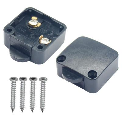 China Push Button Switch Cabinet Switch 250V 1A Wardrobe Door Switch Cabinet Lamp Switch for sale