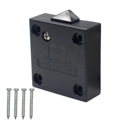 China High Quality Black Wardrobe Switch 2A Door Switch For Cabinet Wardrobe Doors 2021 Lamp Type Switch for sale