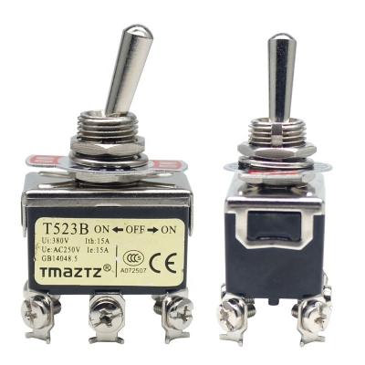 China Inverter Metal Inverter 3 Position Rocker Switch For Marine Inverter Panel for sale