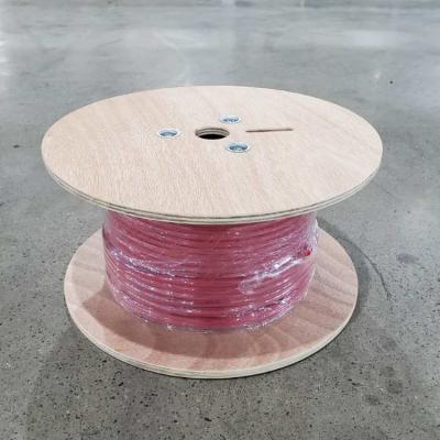 China PVC Jacket Unshielded Red PVC Twisted Pair Fire Alarm Wire UL FPLR 2C 18AWG for sale