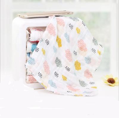 China Baby Antibacterial Organic Bamboo Bibs Around Cotton Bandana Bibs Baby Babador Shirt Feeding Infant Burp Cloths Cartoon Saliva Towel for sale