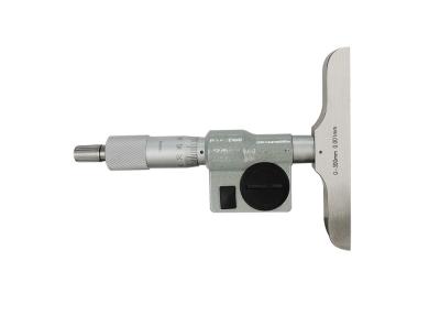 China Digital Depth Micrometer 0-300mm With Interchangeable Rods For Wide Measurement for sale