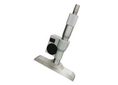 China Digital Depth Micrometer 0-50mm with Interchangeable Rods for Wide Measurement for sale