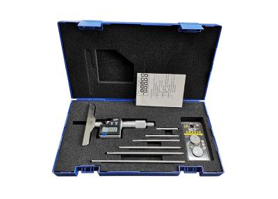 China Electronic Depth Micrometer Depth Gauge for Measuring Depth of Holes , Slots and Recesses for sale