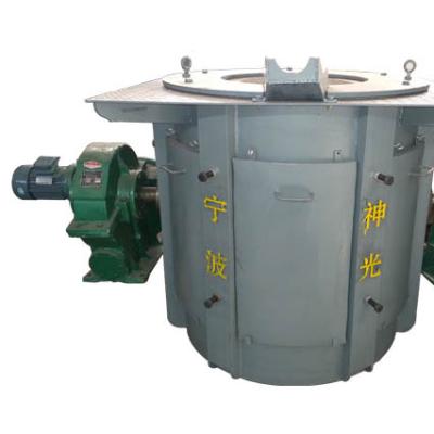 China Factory 400KG 0.4T IGBT Induction Reducer Steel Case Medium Frequency Furnace for Cast Iron Copper Aluminum Steel for sale