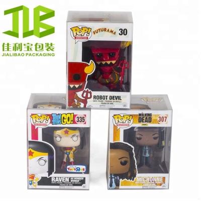 China Customized Recyclable Clear POP PET Box Protectors Made at Funko Factory for sale