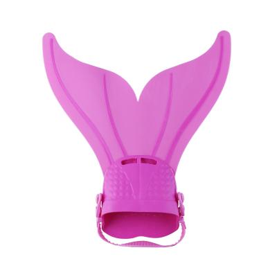 China Experience Diving Factory Wholesale Siamese Swimming Flippers Diving Training Swimming Fins One Piece Mermaid Tail Monofin Flippers For Kids Pink for sale