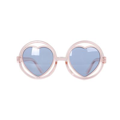 China Fashion Children Sunglasses F&J Fashion Children's Sunglasses Candy Color Little Girl Heart-Shaped Sunglasses for sale