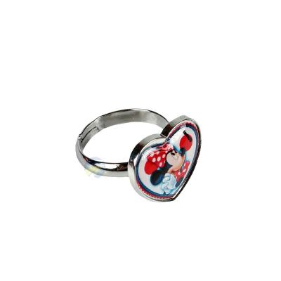China F&J Reusable 2022 Brand Fashion Kids Cartoon Wholesale Love Ring Necklace Accessory Set for sale