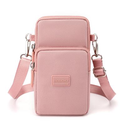China Factory direct sales high quality multi-functional women's outdoor sports earphone mobile phone shoulder bags for sale