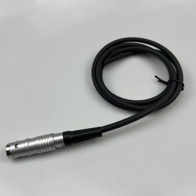 China Data and Power Transport FGG FGA 0B 1B Series Metal Round Plug With 1M PVC Shielded Cable 360 EMC Black Push Pull Connector for sale