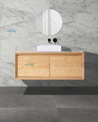 Chine Anti vanité de banc de bois de construction d'éraflure, vanité blanche de 120 pouces avec le dessus de bois de construction à vendre