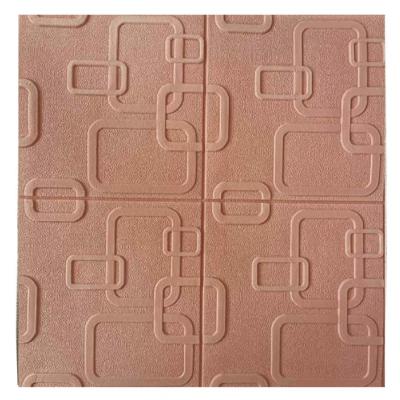 China interior wall decoration & R18-4 renovation factory price self adhesive peel and stick large interior home decor xpe foam 3d wall panels wall stickers wallpapers for sale