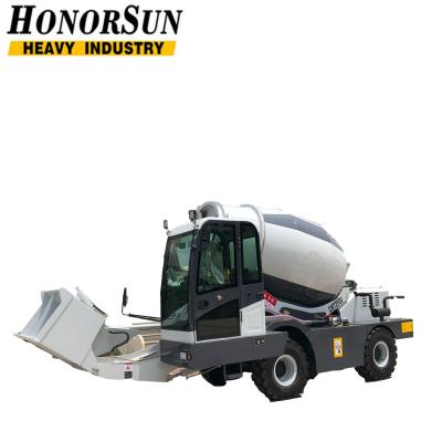 China Construction works mobile concrete mixer YUGONG brand hot sale in Russia for sale