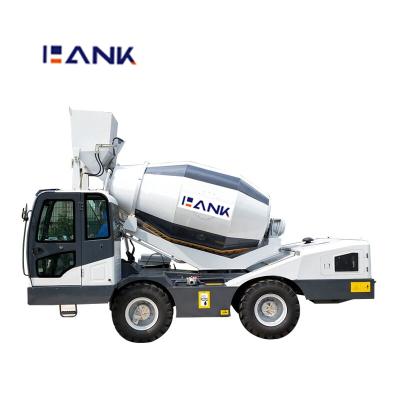 China Construction works 3.5m3 self loading concrete mixer, concrete mixing truck with pump for sale 12 months HONORSUNC 6550kg 7500x2700x3380; SHN 85kw for sale