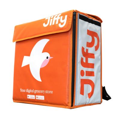 China pizza commercial food delivery bag cooler Portable Thermal Food Delivery Bag For Blue Reusable Insulated for sale