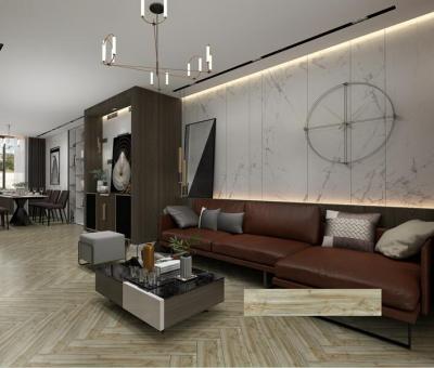 China Wood Tiles Rustic Finish Tiles Wooden Floor Design Faux Plank Wood Ceramic Floor Wall Look Tiles 150*900mm for sale