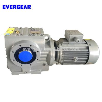 China HT250 Cast Iron S Series Helical Worm Speed Reducer With Hollow Output Shaft for sale