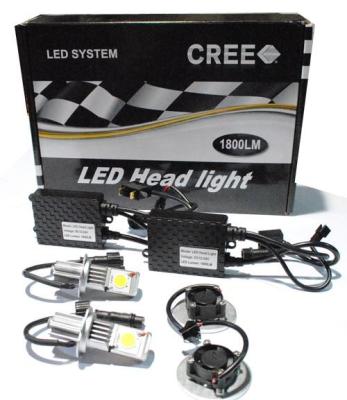 China Equipo H7-50W/1800LM x2pcs de la luz de la cabeza del Cree del coche del LED en venta