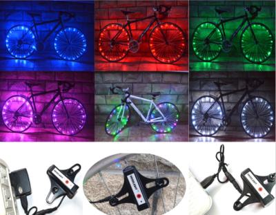 China USB Rechargeable LED Bicycle Spoke Wheel String Lights 2015 NEW en venta