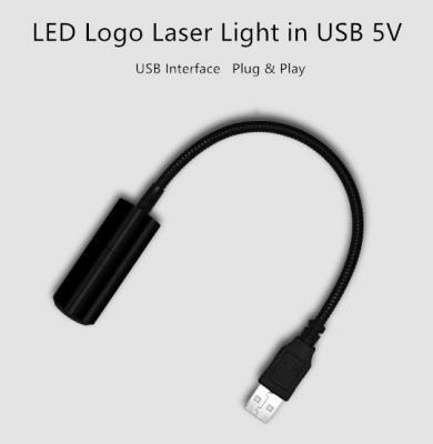 China LED Logo Laser Light in USB 5V Version, custom logo available. en venta