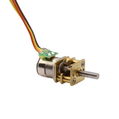 China 3V 5V Micro Gear Reducer Motor 12mm Speed 150rpm Totally Enclosed Stepping Motor for sale
