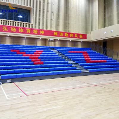 China 200-500 People Capacity Retractable Bleacher Seating Custom Width Straight Or Curved Configuration for sale