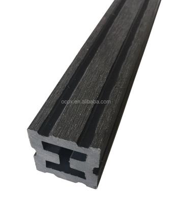 China Exterior cheap price plastic composite decking wpc exterior wood decking anti-water beam for sale
