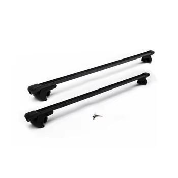 China 8114+B3 Steel Car Roof Cross Bars Universal Roof Raised Rails Zinc Plating Double Sided Travel Accessory Car Rack for sale