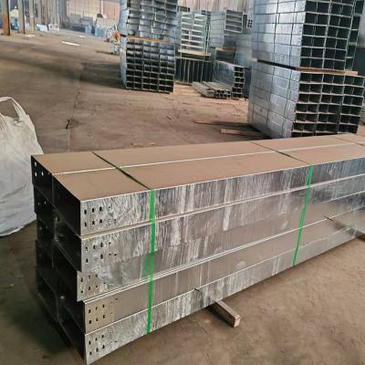 China Cable Management And Ventilation Cable Tray Hot Dip Galvanized With Perforation Groove for sale