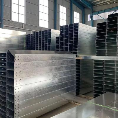 China Indoor And Outdoor Galvanized Cable Tray Channel Cable Tray Height Ranging From 25mm To 150mm for sale