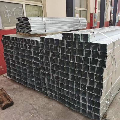 China Streamline Cable Tray Hot Dip Galvanized Ducting Height 25mm-150mm Connectors / Clamps Included for sale