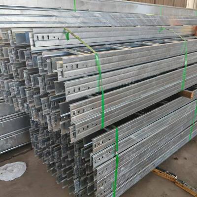 China High Corrosion Resistance Zinc Hot Dip Galvanized Cable Tray With Ventilation Groove And Perforation Design for sale