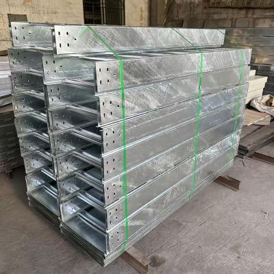 China Width 1000mm 50mm Galvanised Cable Tray Ladder System Adjustable Flexible And Strong for sale